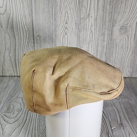 Duluth Trading Co. Cotton Newsboy Tan Cap Hat Medium - Picture 2 of 10